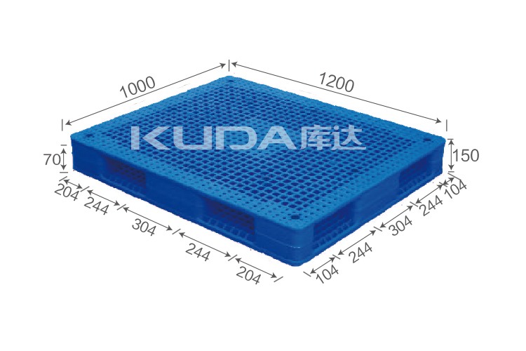 1210A網(wǎng)格雙面塑料托盤(pán)