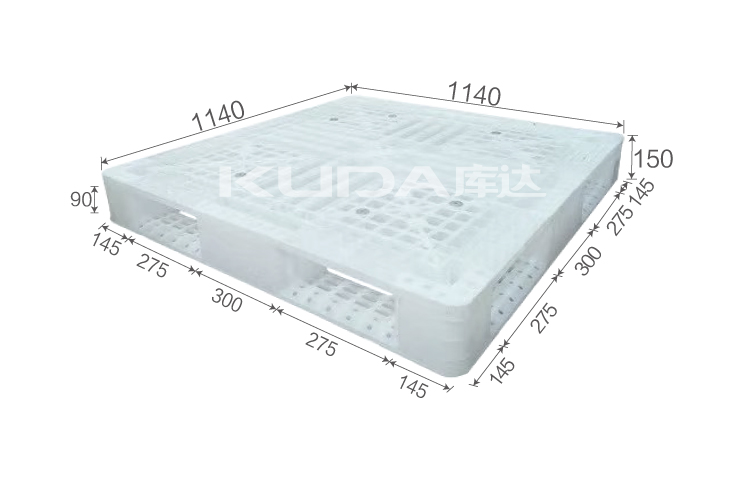 114114A網(wǎng)格田字塑料托盤(pán)