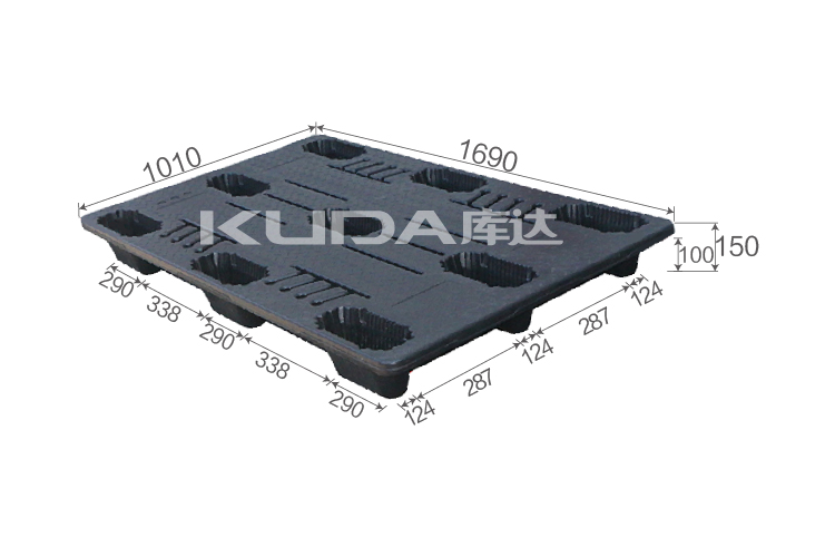 169101A吹塑九腳塑料托盤(pán)