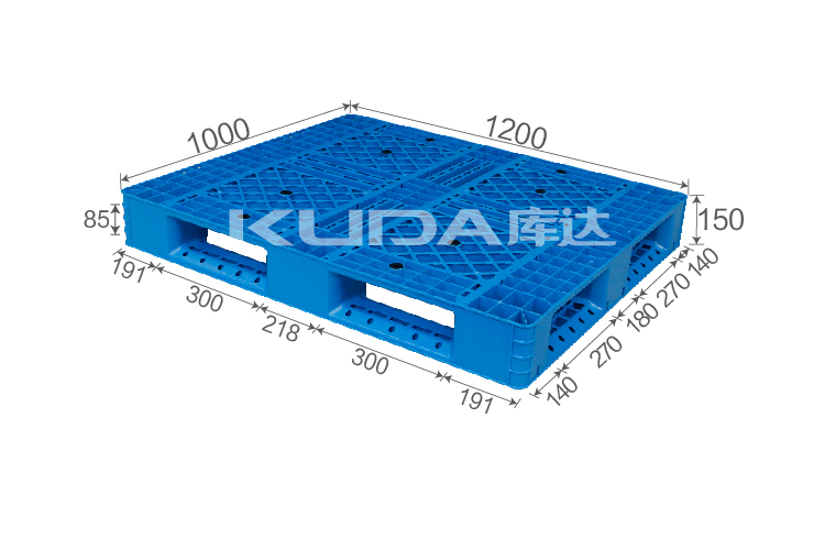 1210N網(wǎng)格田字塑料托盤