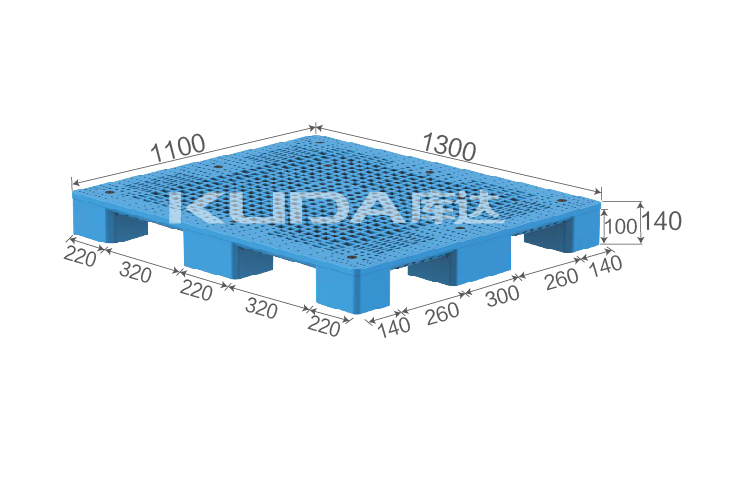 1311D網(wǎng)格九腳塑料托盤