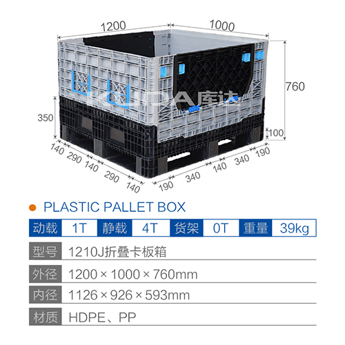 1210J折疊卡板箱