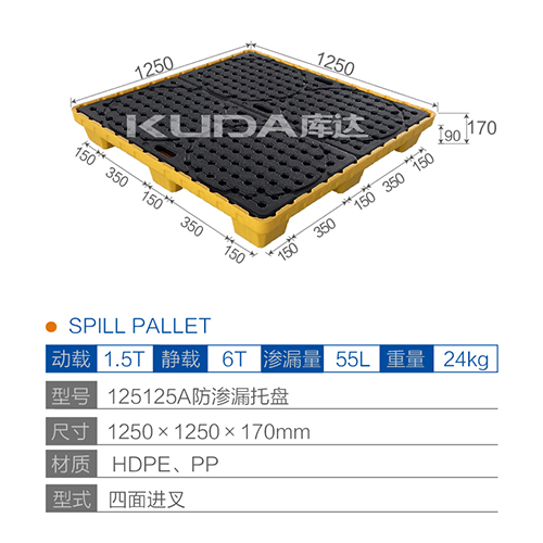 125125A防滲漏托盤
