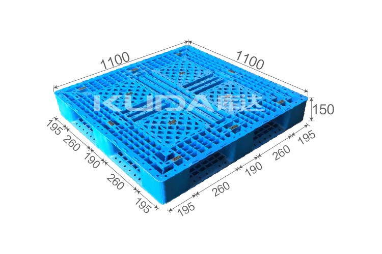 1111T網(wǎng)格田字塑料托盤