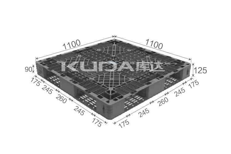 1111U網(wǎng)格田字塑料托盤(pán)